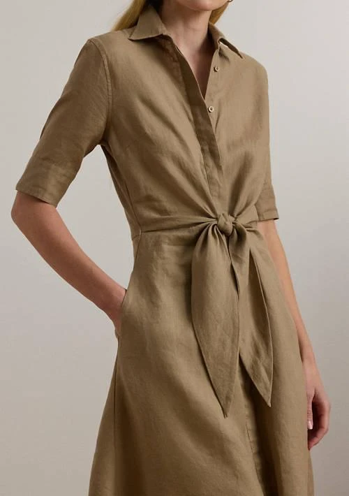 Ralph Lauren Ralph Lauren Petite Linen Shirtdress 3