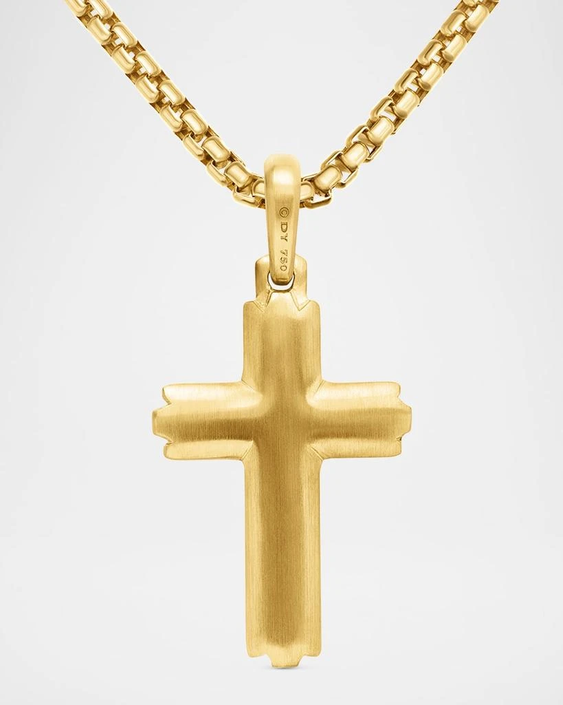 David Yurman Men
s Deco Cross Pendant in 18K Gold, 34mm 5