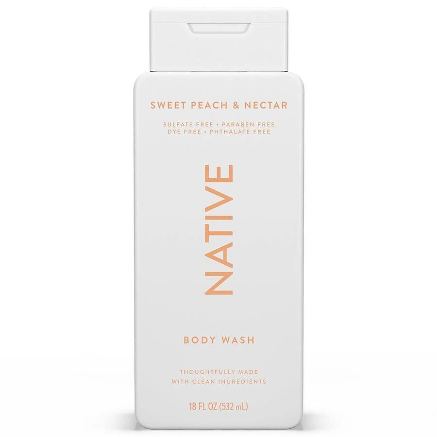Native Body Wash Sweet Peach & Nectar 1