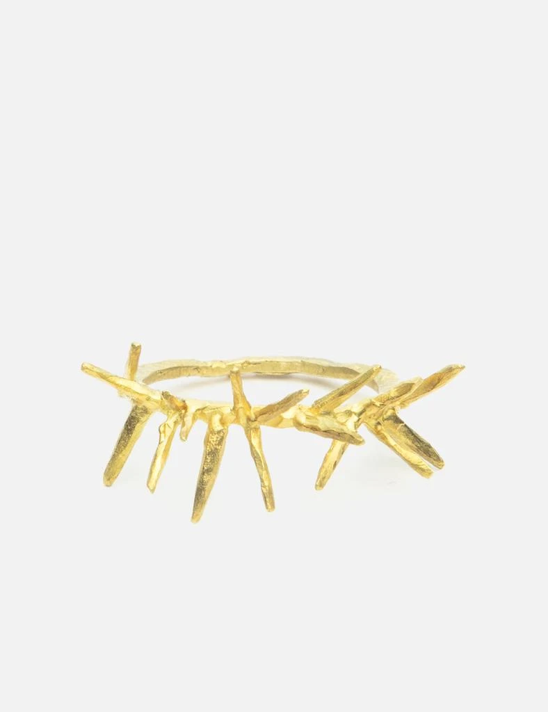 UNDERCOVER UC1E4R01 Brass Thorn Ring 1