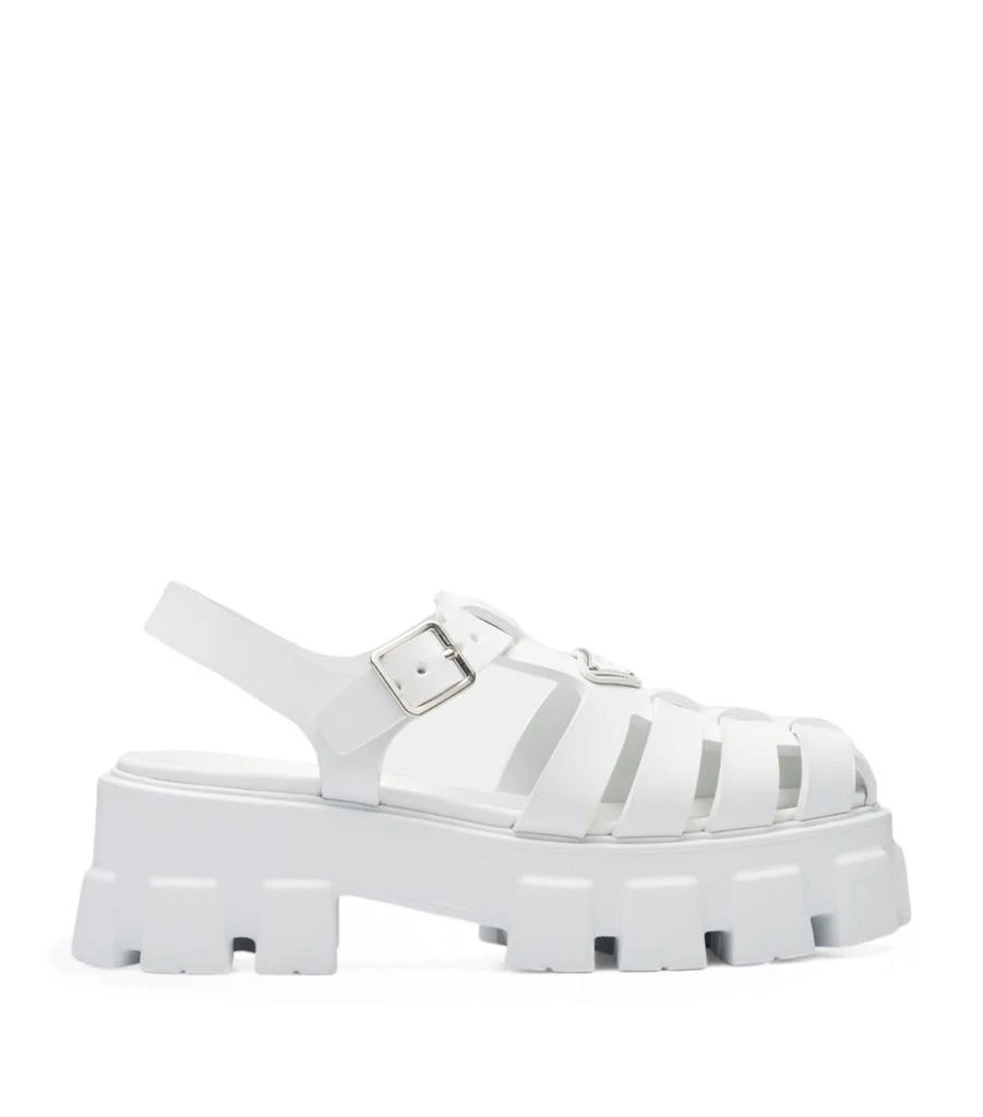 Prada Rubber Platform Sandals 55 1