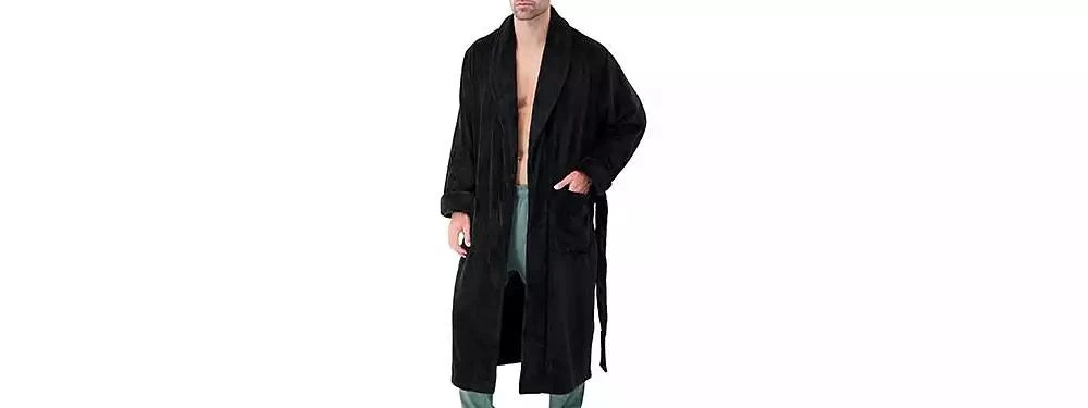 Heat Holders Men's Long Sleeve Spa Robe 2