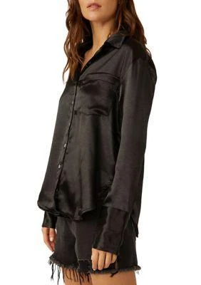 Free People People Shooting For The Moon Button Down Shirt 3