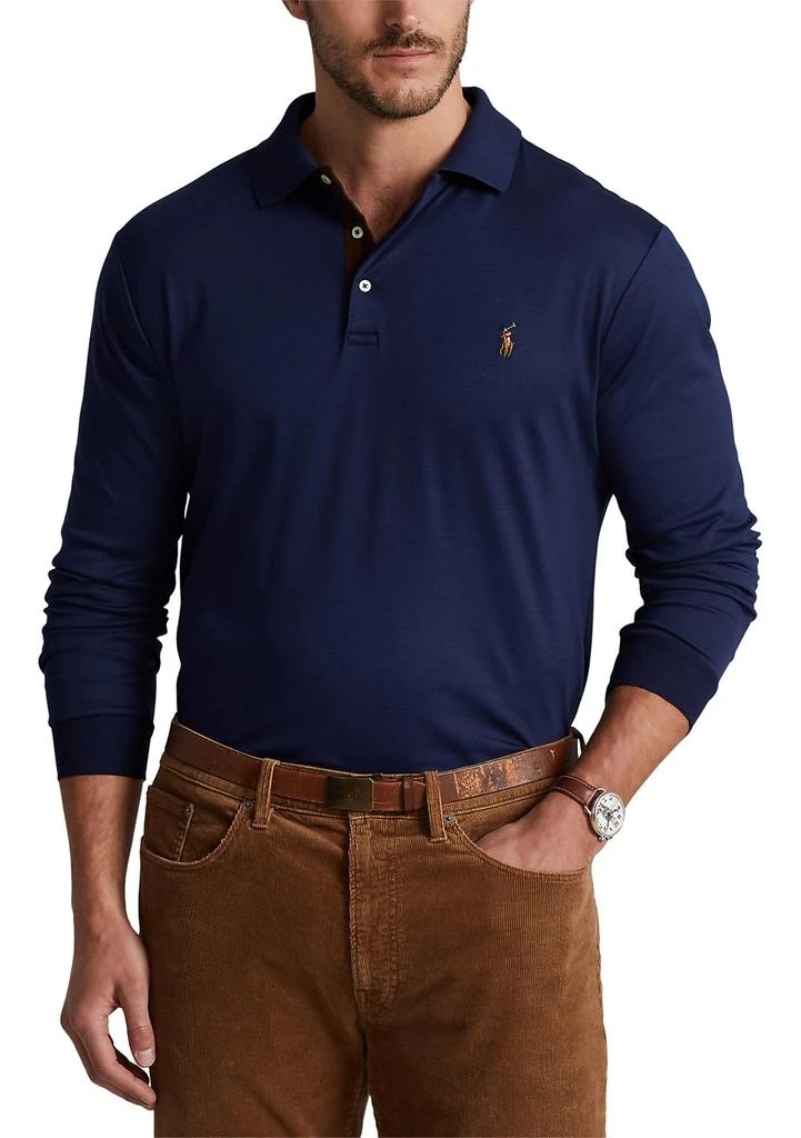 Ralph Lauren Big & Tall Soft Cotton Long Sleeve Polo Shirt