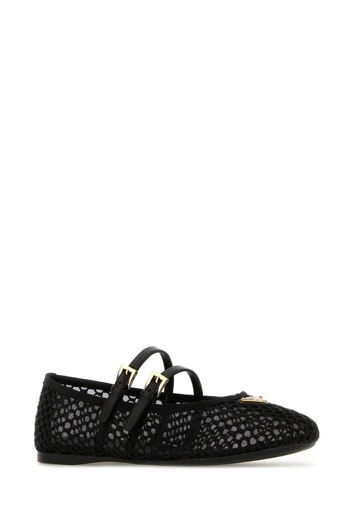 Prada Black mesh ballerinas