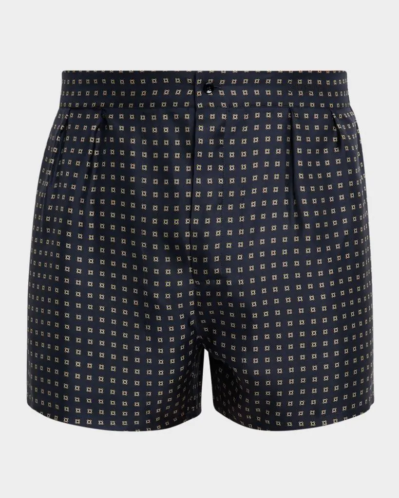 Yves Saint Laurent Men's Printed Pajama Shorts