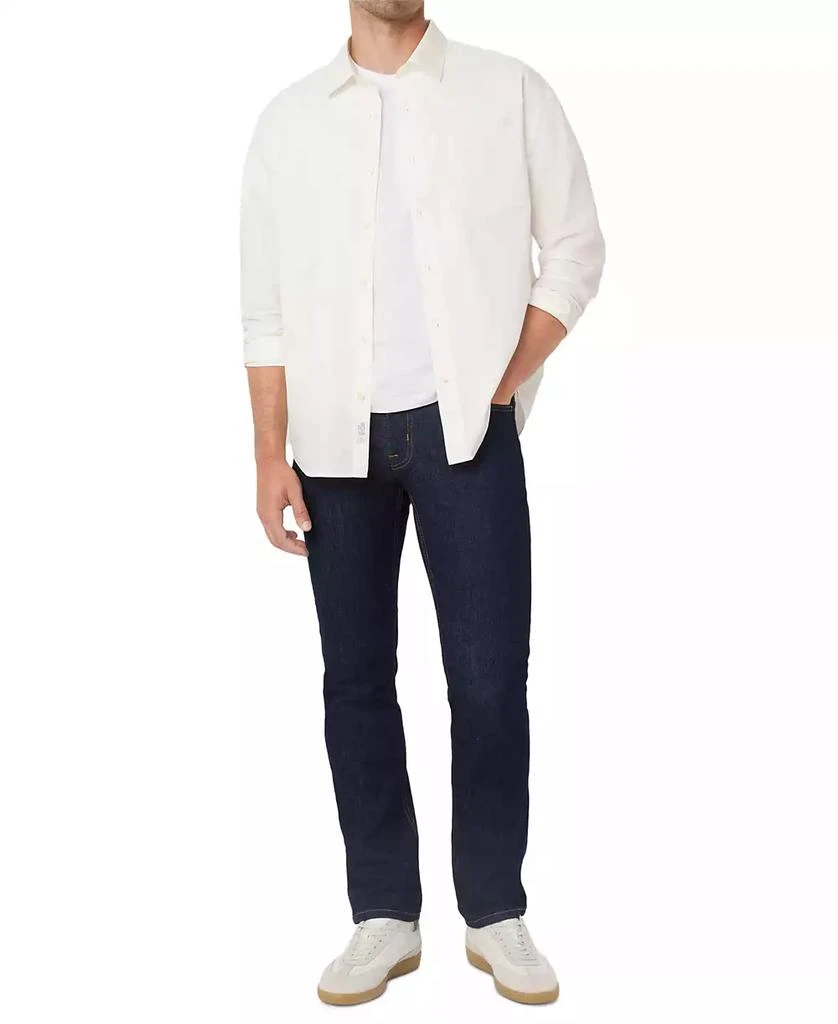 Frank And Oak Men's Loose-Fit Solid Button-Down Poplin Shirt 4