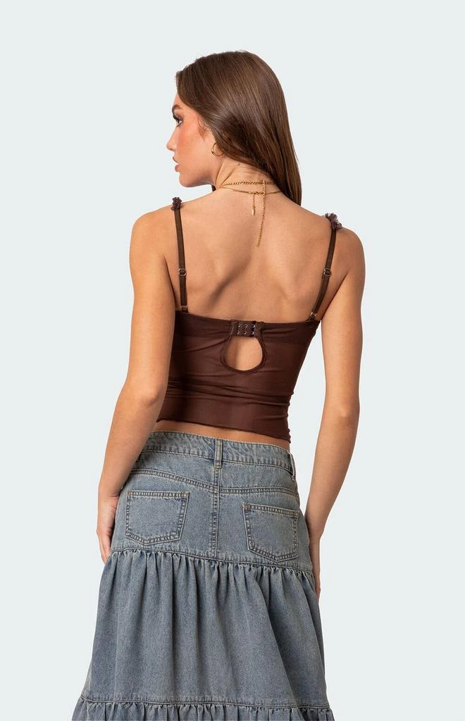 Edikted Mercy Sheer Mesh Bra Top 5