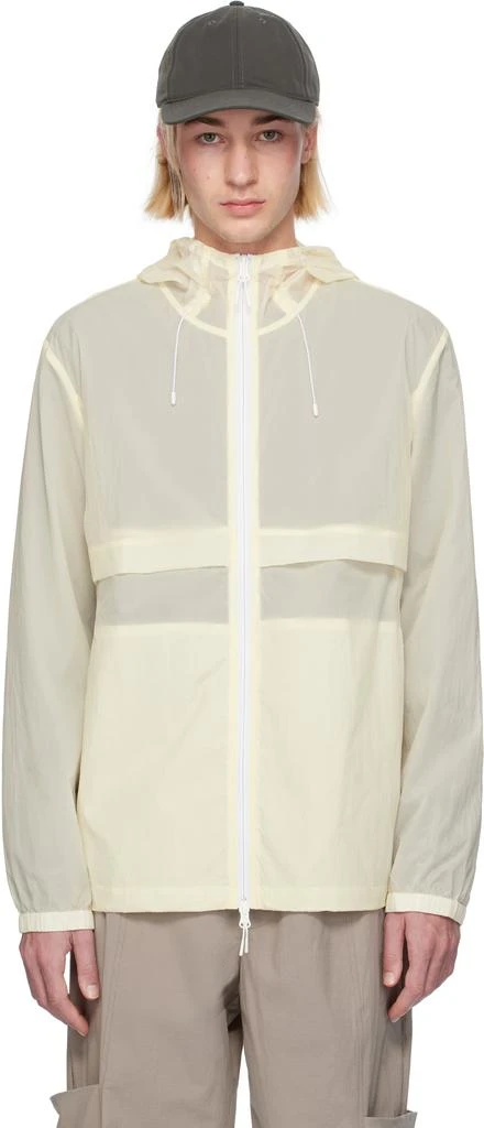 J EONGL I Yellow Camouflage Lasercut Windbreaker 1