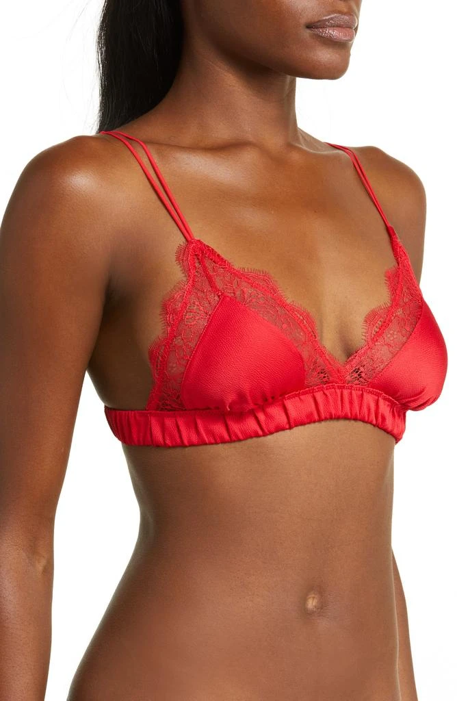 LOVE STORIES Love Lace Satin Bralette 3