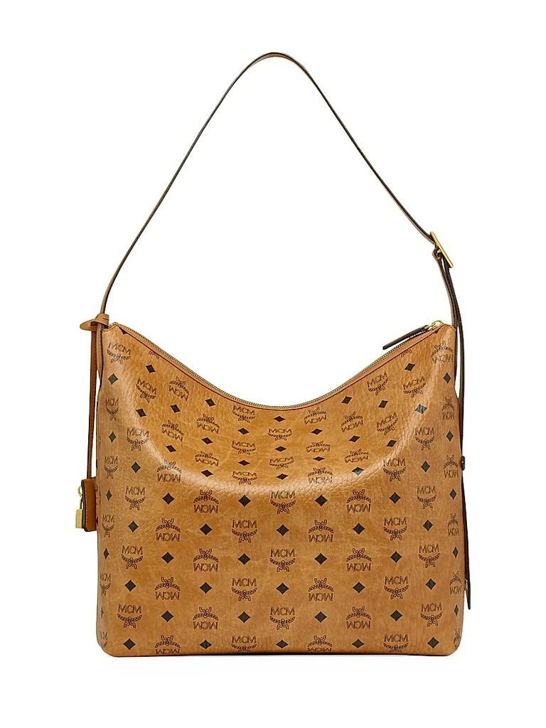 MCM Large Aren Visetos Hobo Bag 2
