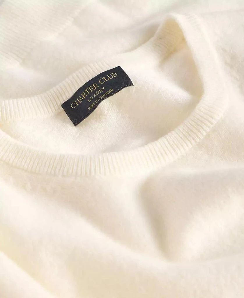 Charter Club Women
s Long-Sleeve 100% Cashmere Crewneck Sweater, PXS-XXL, Macy
s Exclusive 4