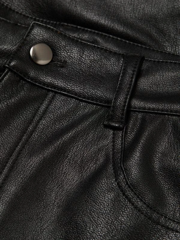 Paige Stella Faux Leather Pants 5