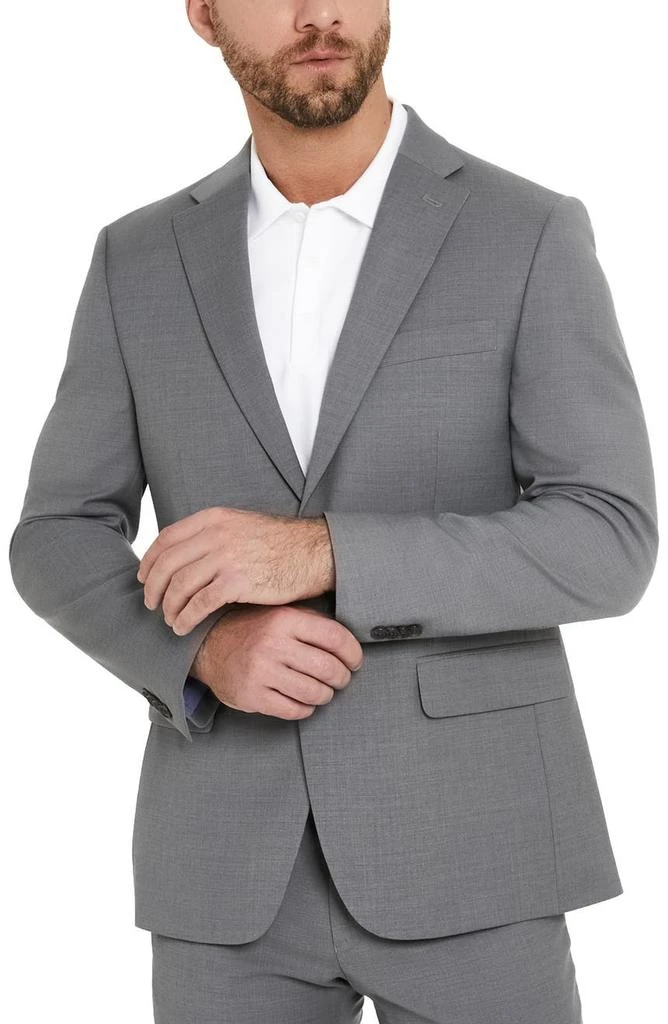 Tommy Hilfiger Tommy Sharkskin Two Button Notch Lapel Wool Blend Suit Separates Jacket 1