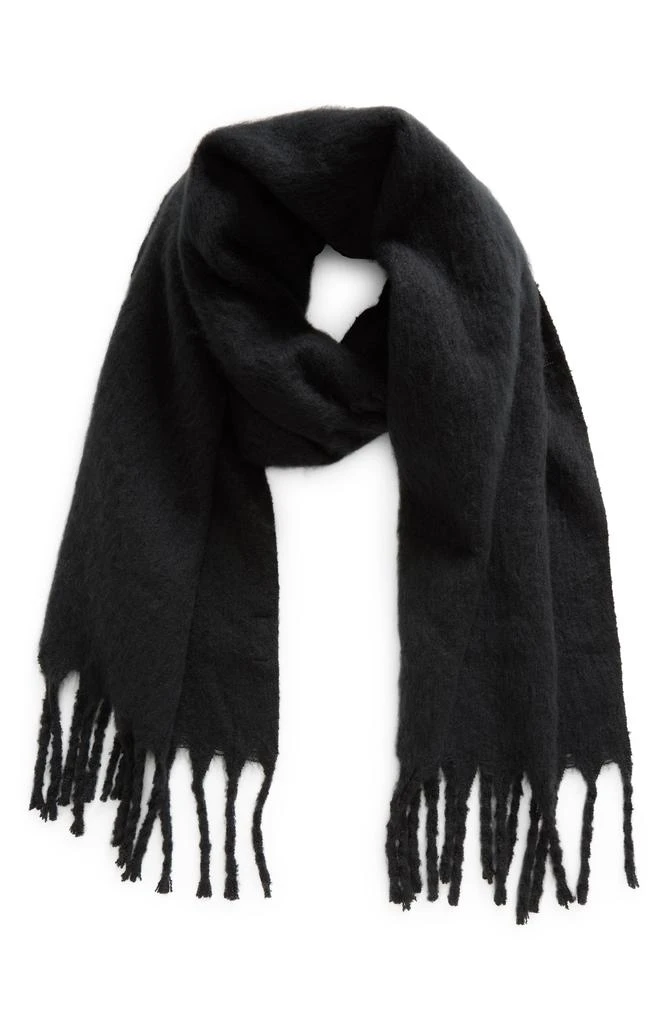 Nordstrom Brushed Fringed Scarf