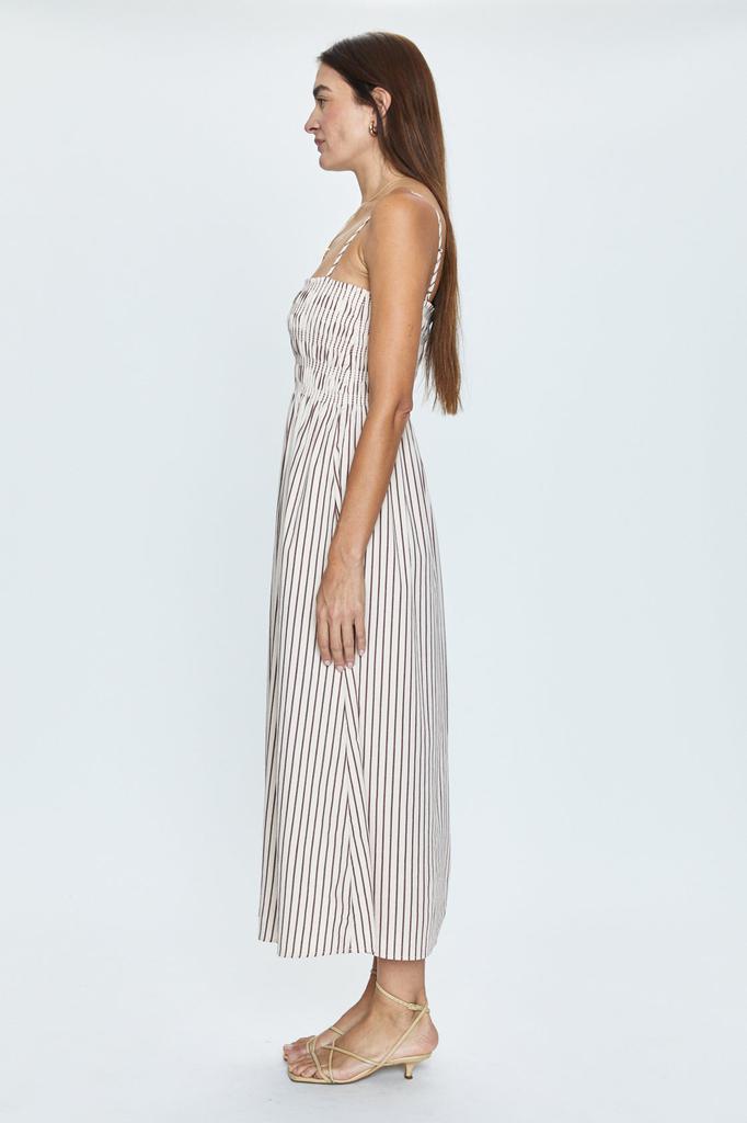 Pistola Denim Bianca Dress - Tiramisu Stripe