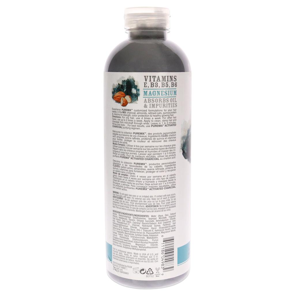 Rusk Puremix Activated Charcoal Purifying Conditioner by  for Unisex - 35 oz Conditioner