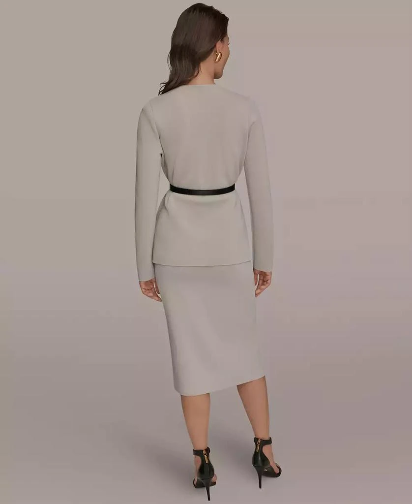 Donna Karan Women
s 5-Button Belted Blazer 7