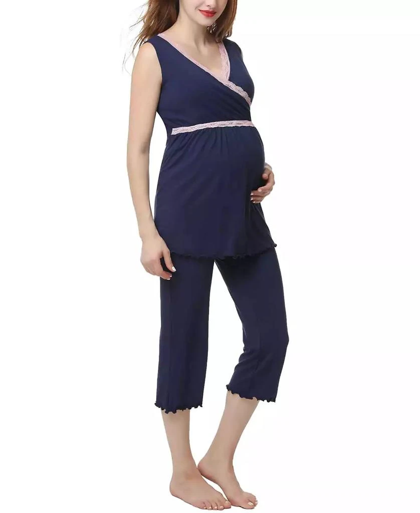 kimi + kai Kimi & Kai Penny Maternity Nursing Pajama Set 8