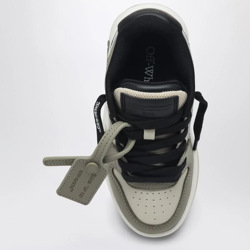 Off-White Out Of Office olive green/beige sneaker 3