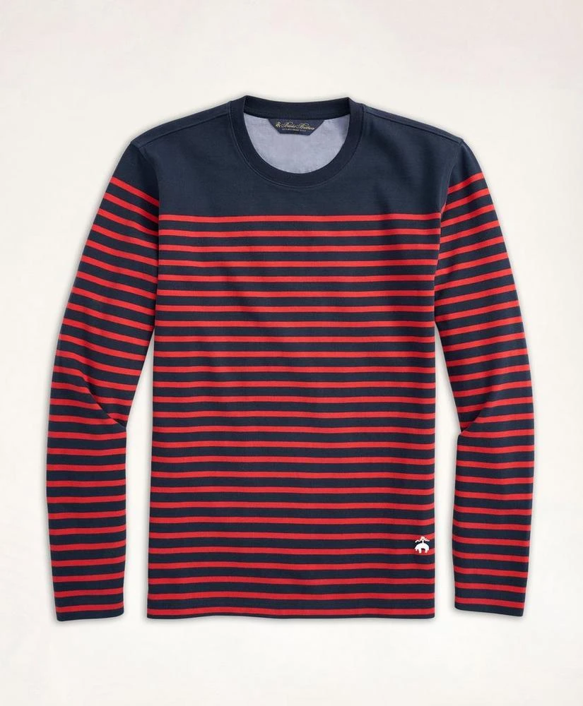 Brooks Brothers Mariner Stripe Long-Sleeve T-Shirt 1