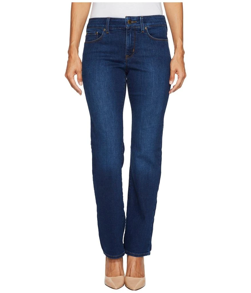 NYDJ Petite Marilyn Straight Jeans in Cooper 1