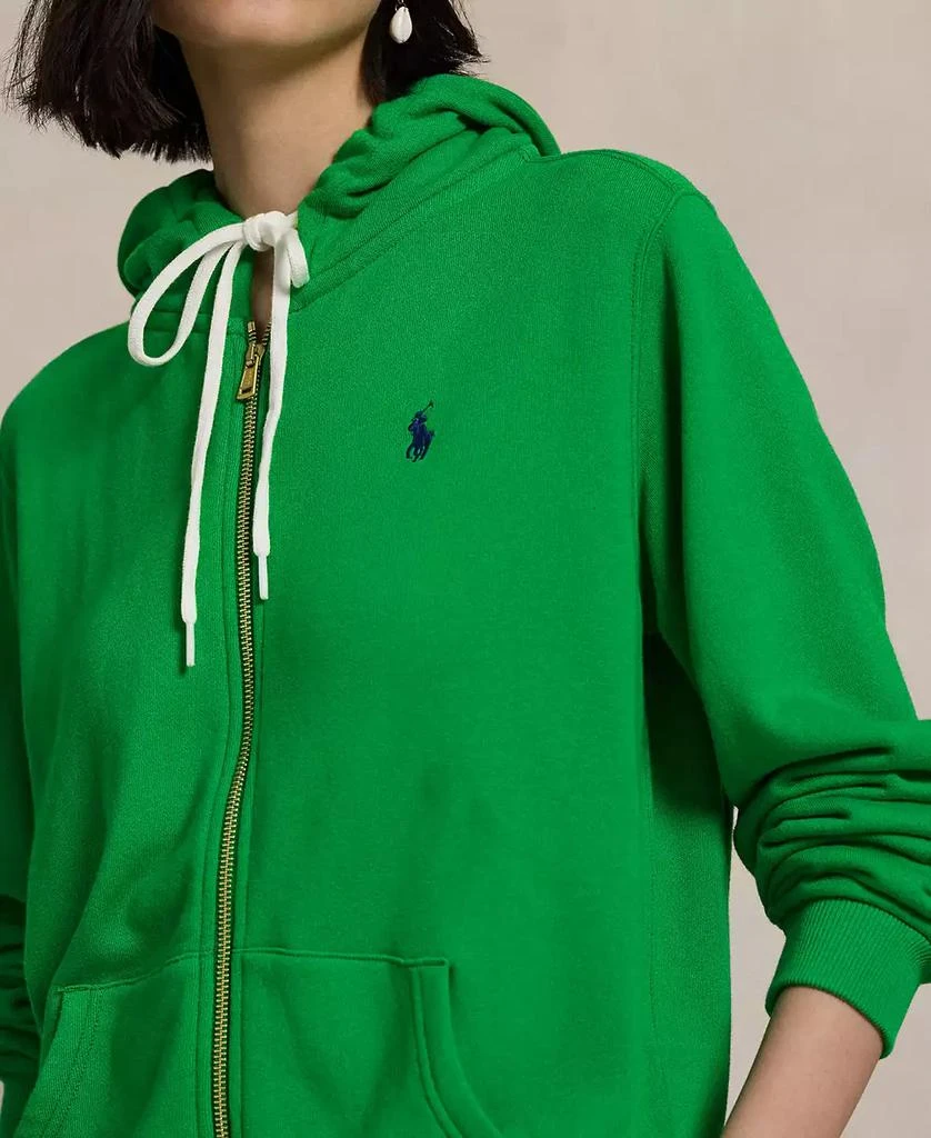 Ralph Lauren Women's Cotton Fleece Full-Zip Hoodie Sweatshirt 3
