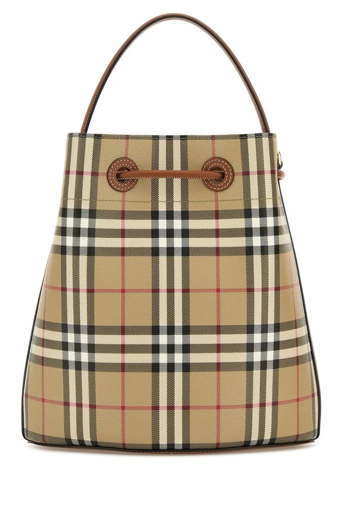 Burberry Printed canvas bucket bag 3
