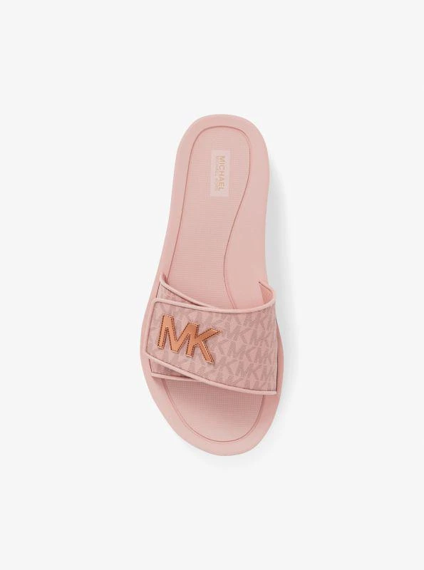 Michael Kors Palmer Signature Logo Slide Sandal 5