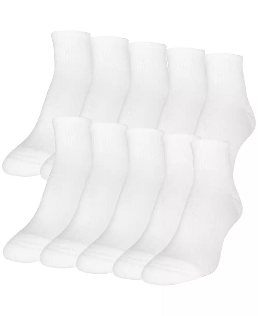 Gold Toe Women's 10-Pack Casual Cushion Heel And Toe Ankle Socks