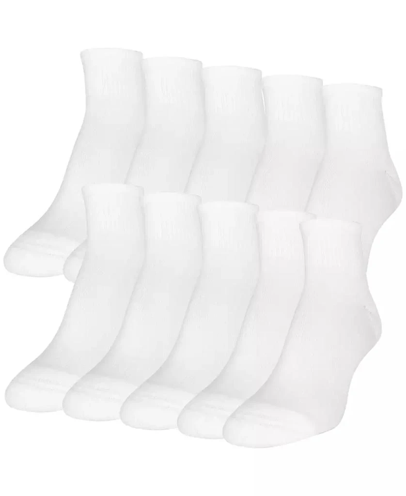 Gold Toe Women's 10-Pack Casual Cushion Heel And Toe Ankle Socks 2