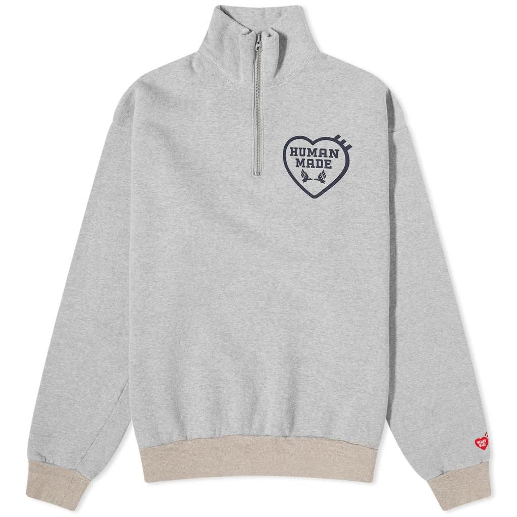 Human Made Human Made Military Half-Zip Sweatshirt X-Large - Tops 
