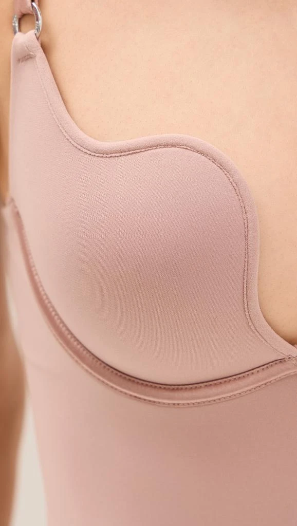 Fleur du Mal Le Stretch Micro U-Plunge Bodysuit 4