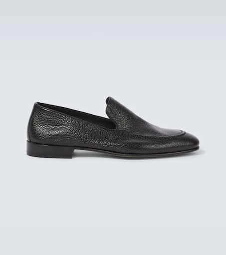 Manolo Blahnik Truro leather loafers 1