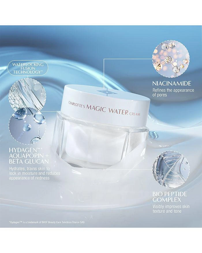 Charlotte Tilbury Magic Water Cream Refillable Gel Moisturizer with Niacinamide 10