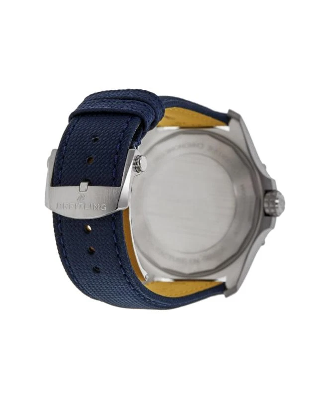 BREITLING Breitling Avenger Automatic GMT 44 Blue Dial Leather Strap Men's Watch A32320101C1X1 4