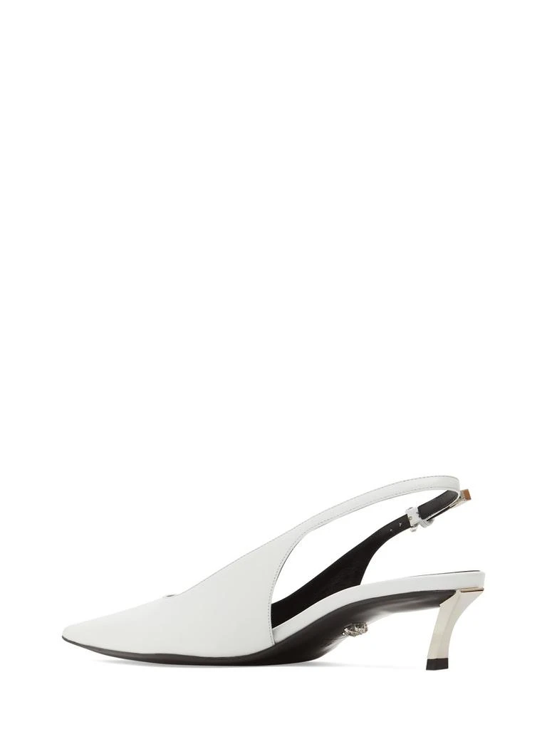 Versace 40mm Leather Slingback Pumps 3