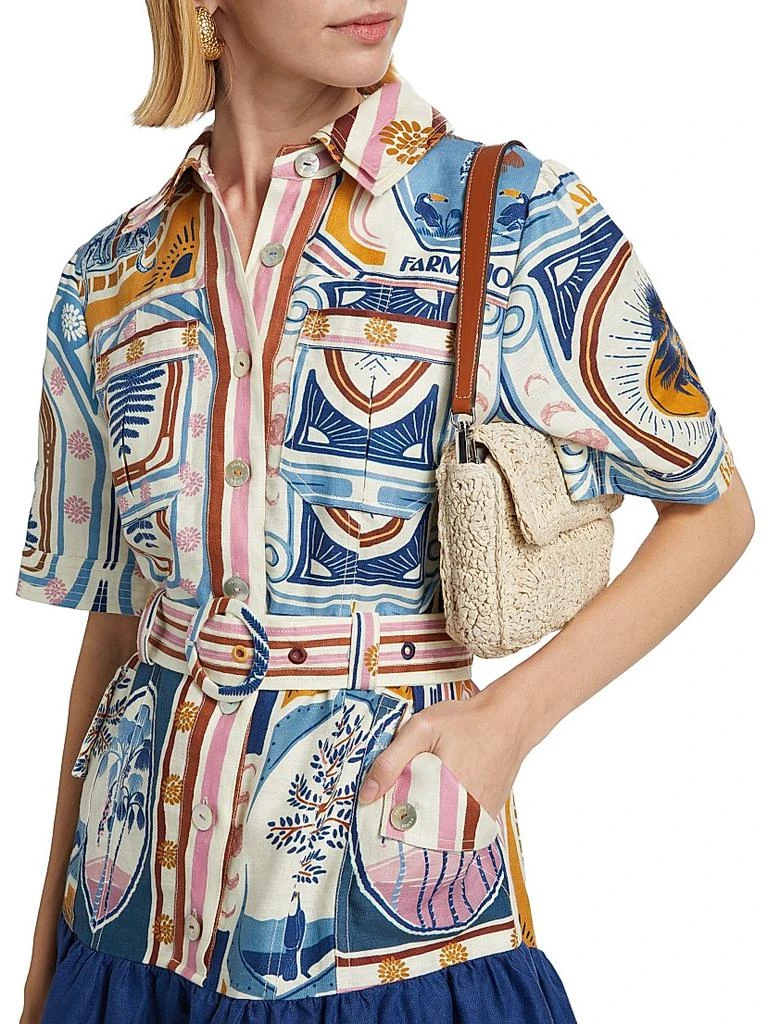 Cerrado Stamps Mini Shirtdress On Sale Now with Up to 40% Off | Discover Exclusive Deals & Savings at BeyondStyle Authentic Farm Rio print|women-owned or founded|collared|hispanic & latine-owned or founded|short Cerrado Stamps Mini Shirtdress On Sale Now with Up to 40% Off | Discover Exclusive Deals & Savings at BeyondStyle Authentic Farm Rio print|women-owned or founded|collared|hispanic & latine-owned or founded|short