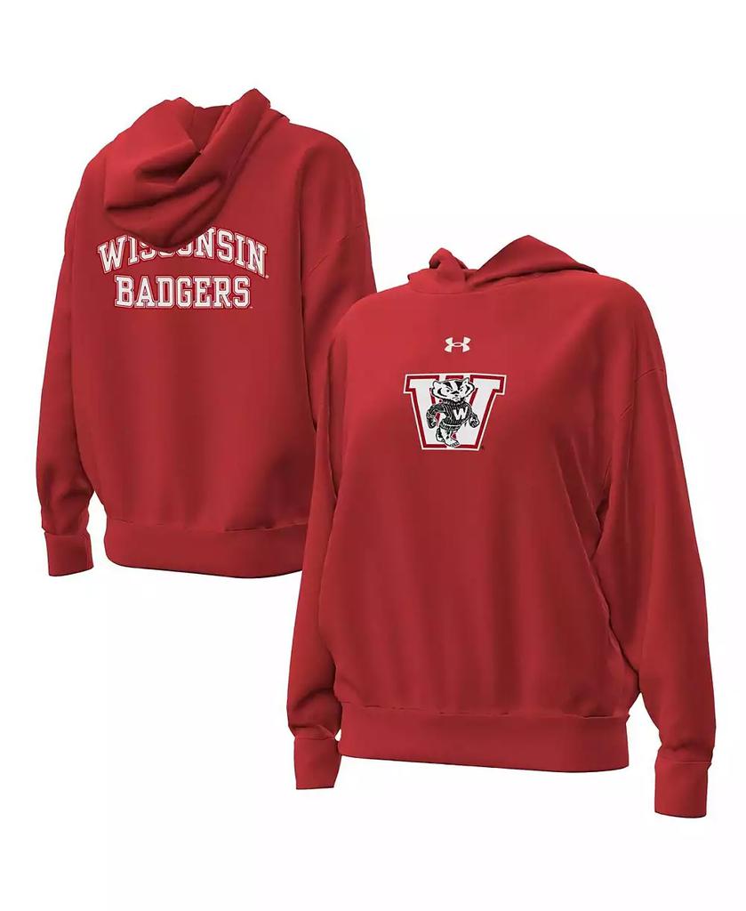 Under Armour Women's Red Wisconsin Badgers Throwback Hoodie