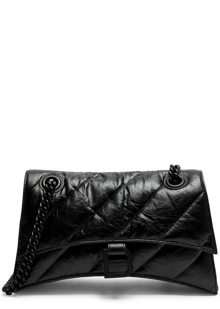 BALENCIAGA Crush quilted leather shoulder bag