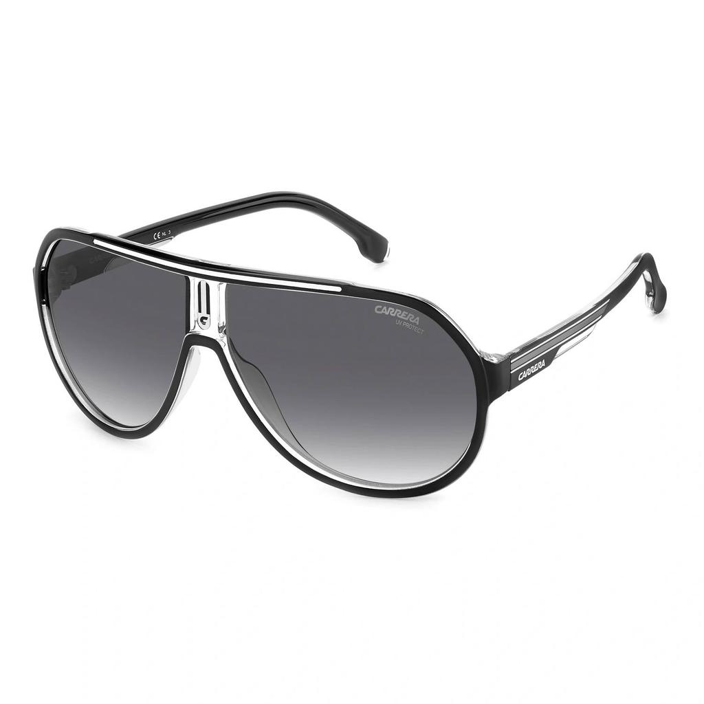 Carrera Men's 1057/s Sunglasses In Black White / Dark Grey Sf