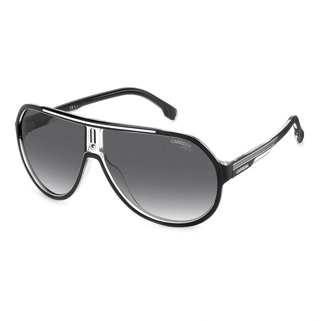 Carrera Men's 1057/s Sunglasses In Black White / Dark Grey Sf 1