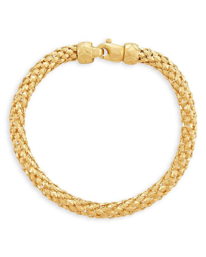 Alberto Amati 14K Yellow Gold Popcorn Chain Bracelet
