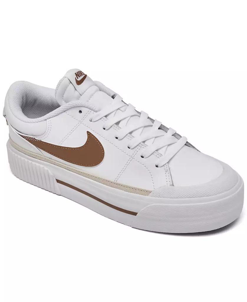 NIKE Women's Court Legacy Lift Platform Casual Sneakers from Finish Line