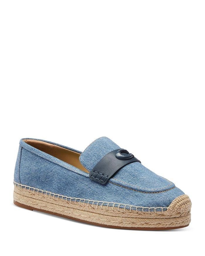 COACH Women's Camilla Slip On Loafer Espadrille Flats 1