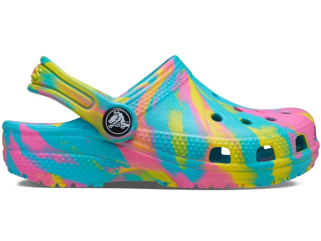 Crocs Classic Marbled Tie-Dye Clog (Toddler) 6
