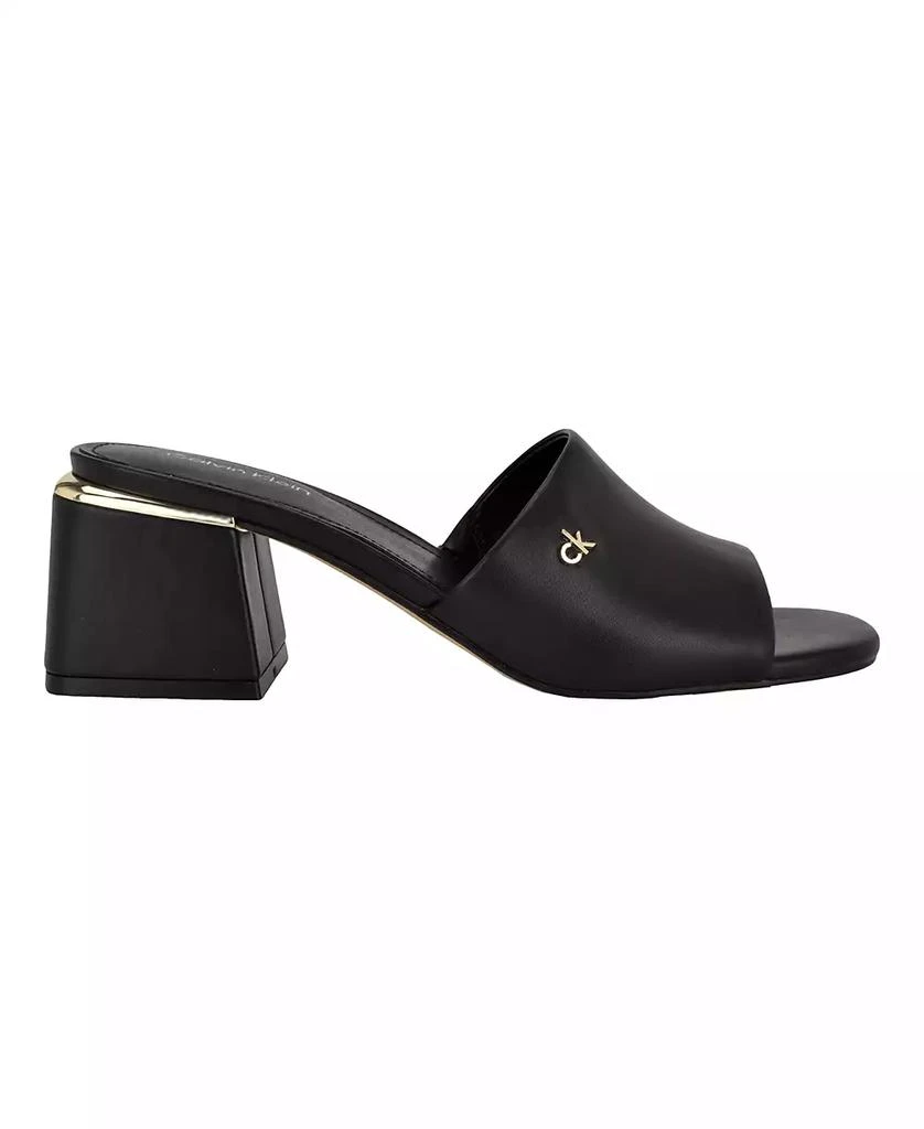 Calvin Klein Rowena Block Heel Slip-On Dress Sandals 2