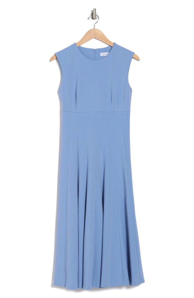 Calvin Klein Scuba Crepe Fit & Flare Dress 3