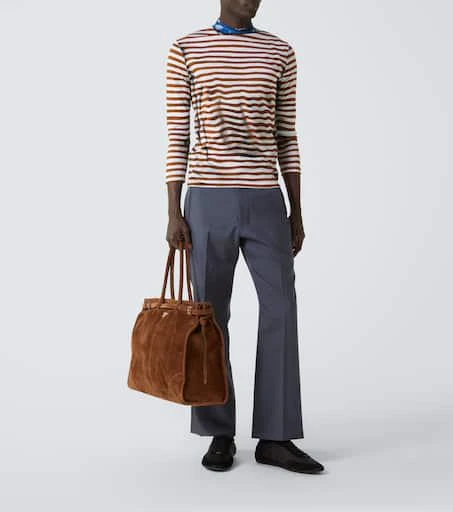 Prada Suede tote bag 7