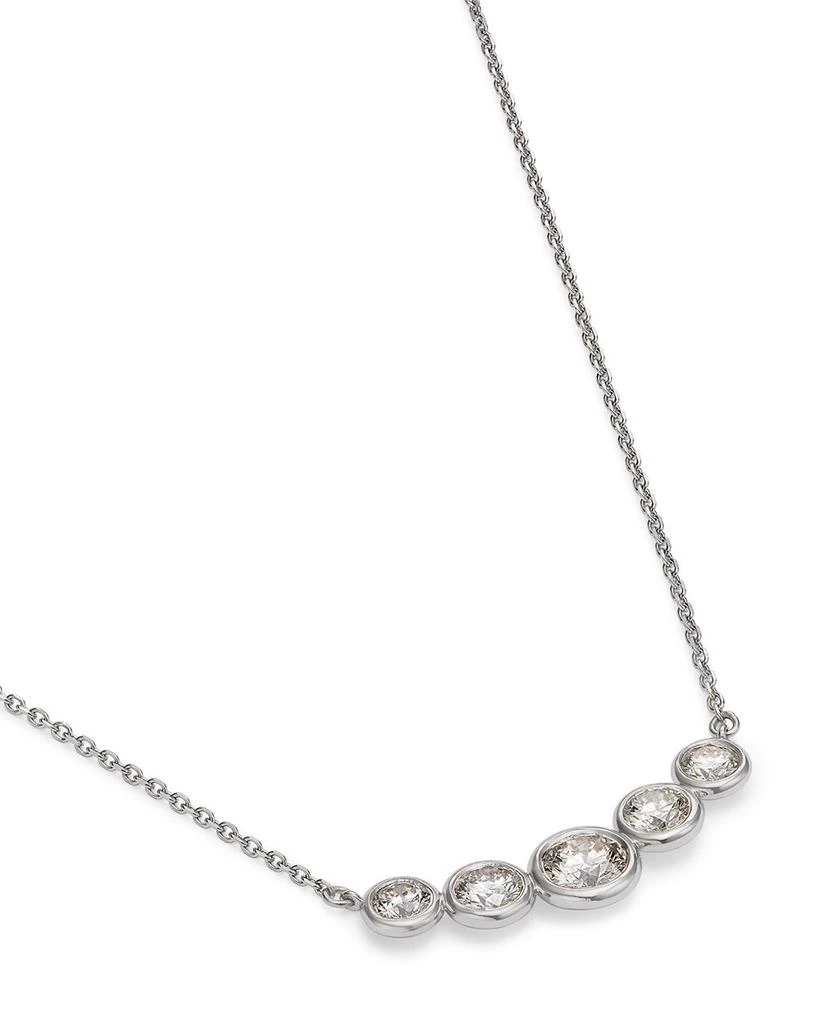 Bloomingdale's Diamond Curved Bar Necklace in 14K White Gold, 1.25 ct. t.w 3
